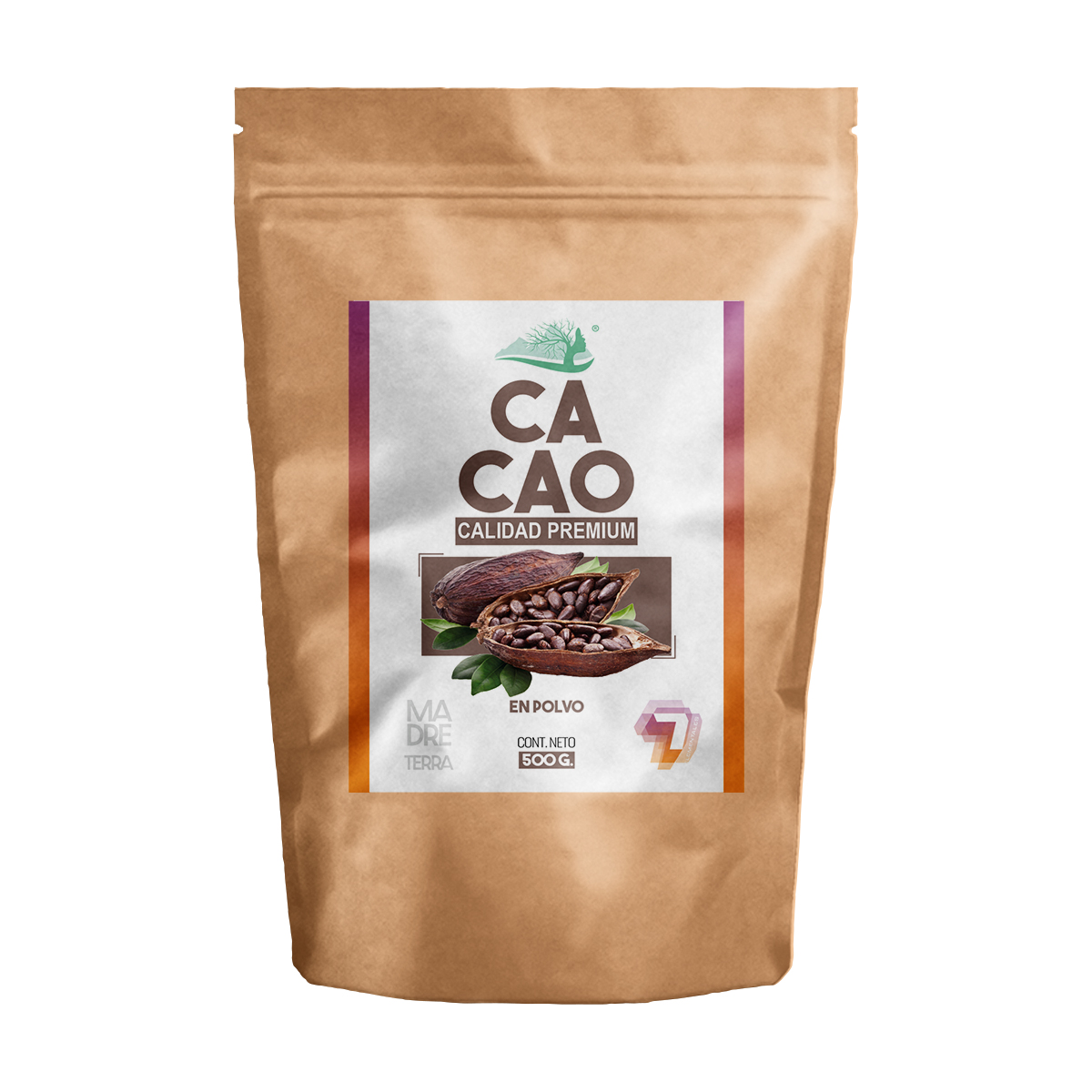 Cacao en Polvo Orgánico Premium Superfood 500 Gr