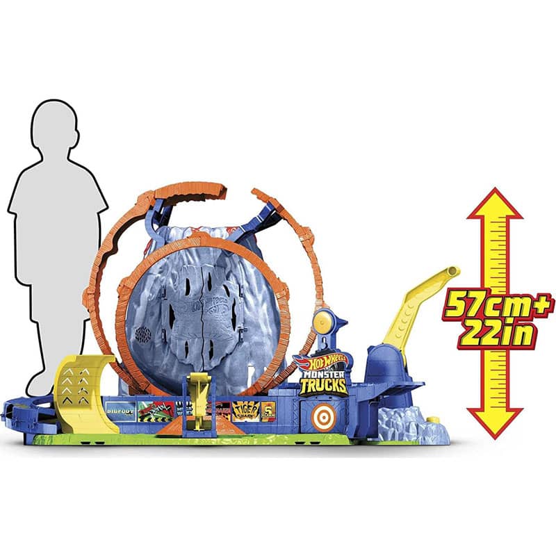 T Rex Volcano Arena Monster Trucks Hot Wheels