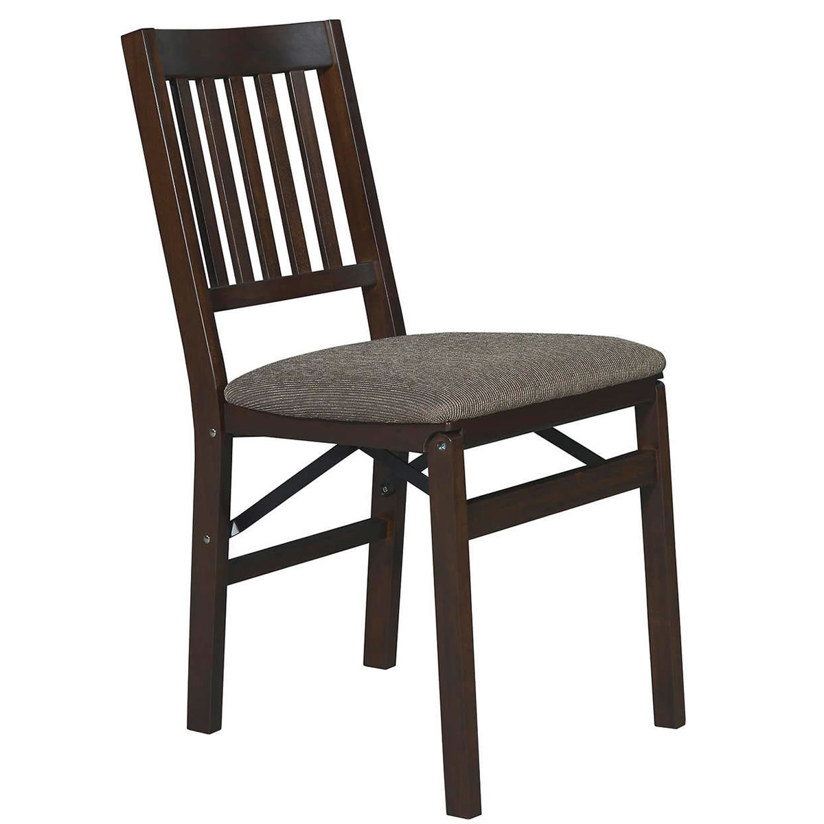 Silla Plegable Tapizada Madera Maciza Stakmore 1258192 CST