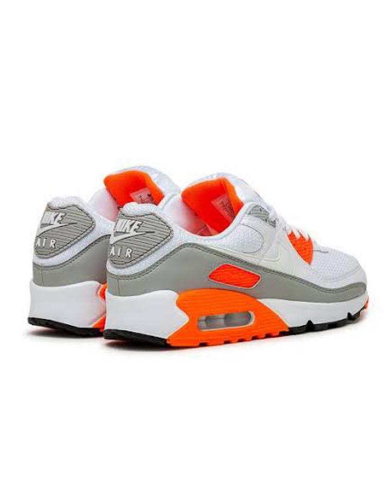 TENIS NIKE AIR MAX 90 BLANCO CON NARANJA (CT4352-103)