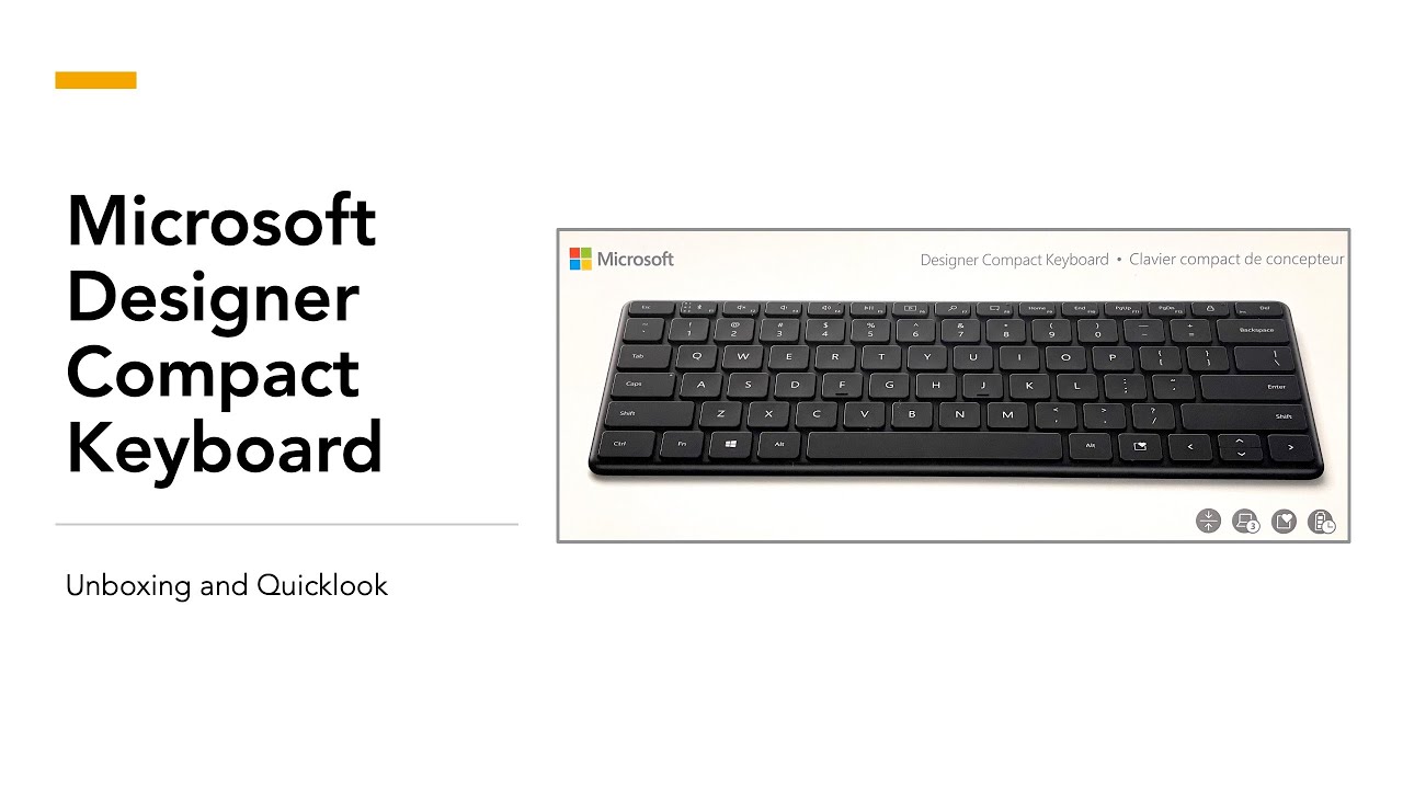 Teclado Microsoft Designer Compact Bluetooth Ngr