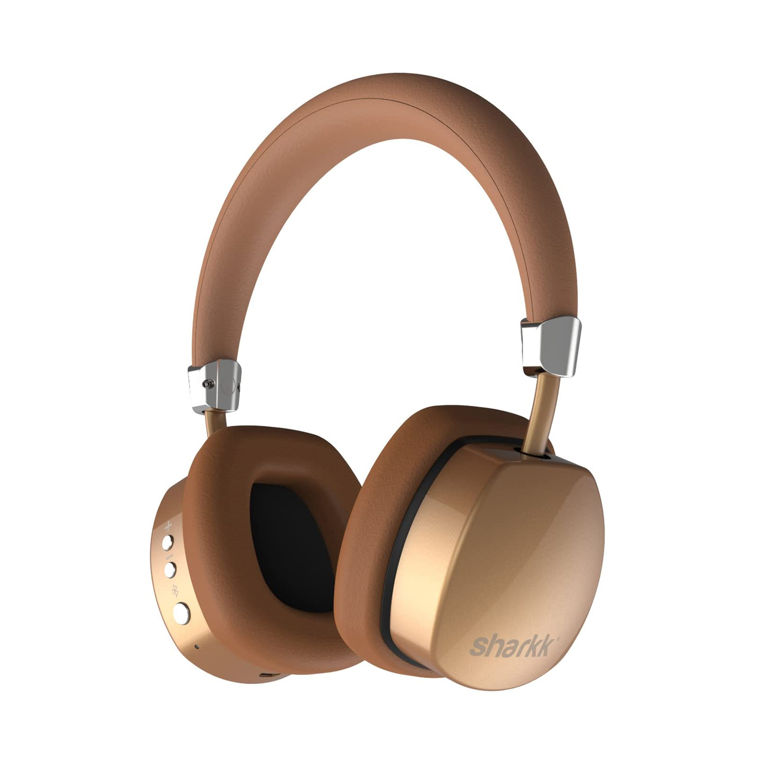 SHARKK WIRELESS BLUETOOTH CSR 4.0 HEADPHONES GOLD SK-81BG-GLD