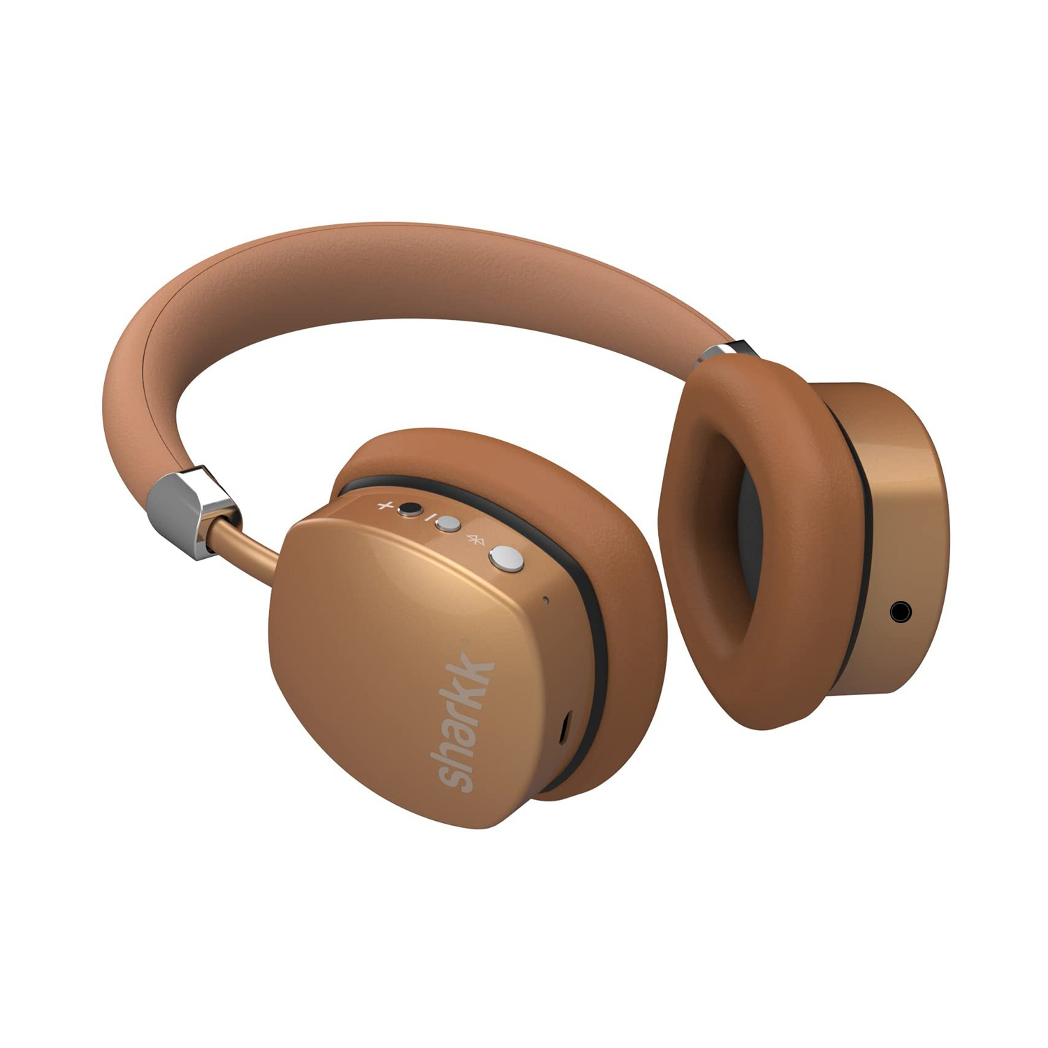 SHARKK WIRELESS BLUETOOTH CSR 4.0 HEADPHONES GOLD SK-81BG-GLD