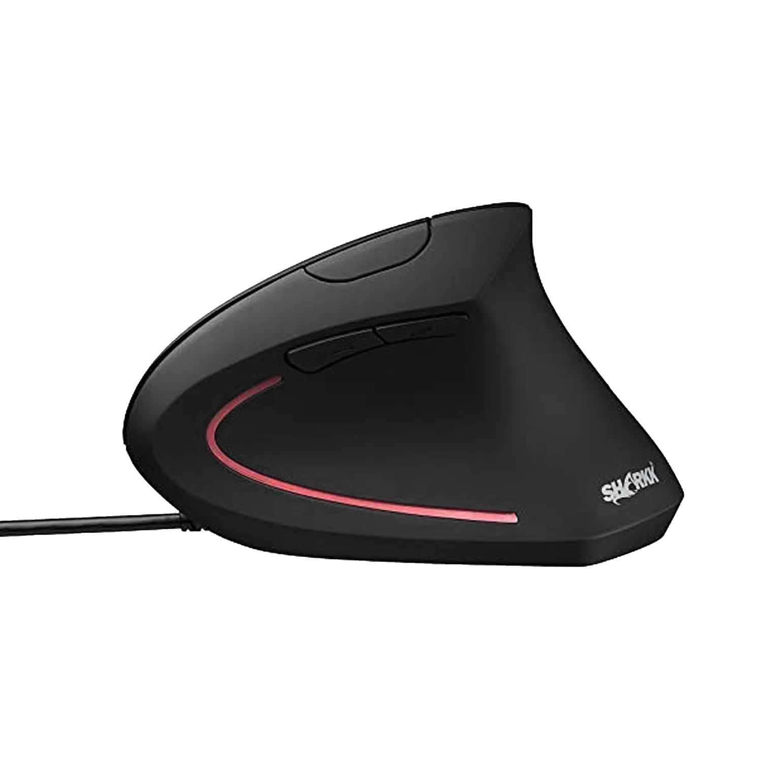 SHARKK WIRED VERTICAL MOUSE BLACK SK-137U- BLK