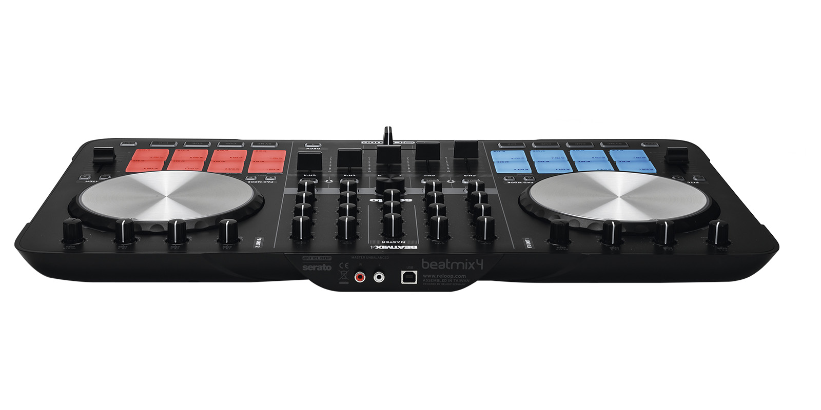 Controlador Dj 4 Canales Serato Reloop Beatmix 4 MK2-Negro
