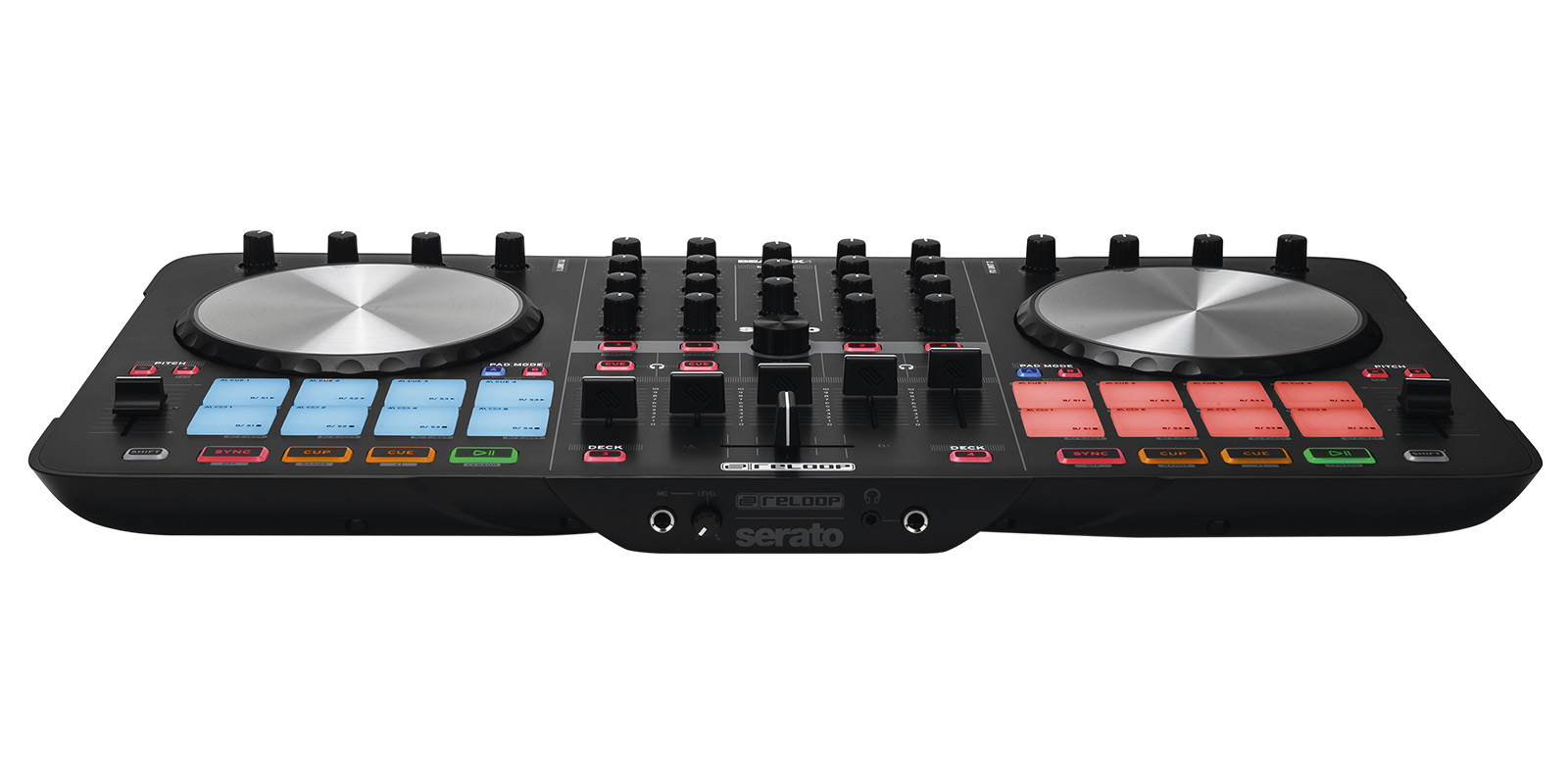 Controlador Dj 4 Canales Serato Reloop Beatmix 4 MK2-Negro