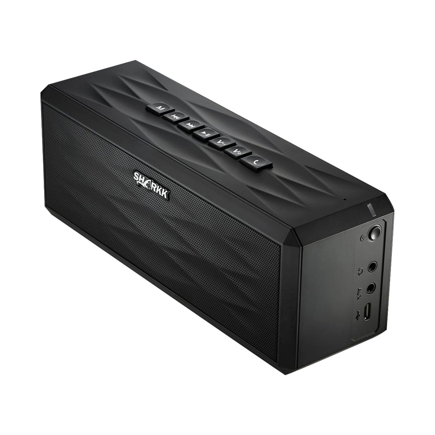 SHARKK PORTABLE BOOMBOX SPEAKER BLACK SK-869-BLK