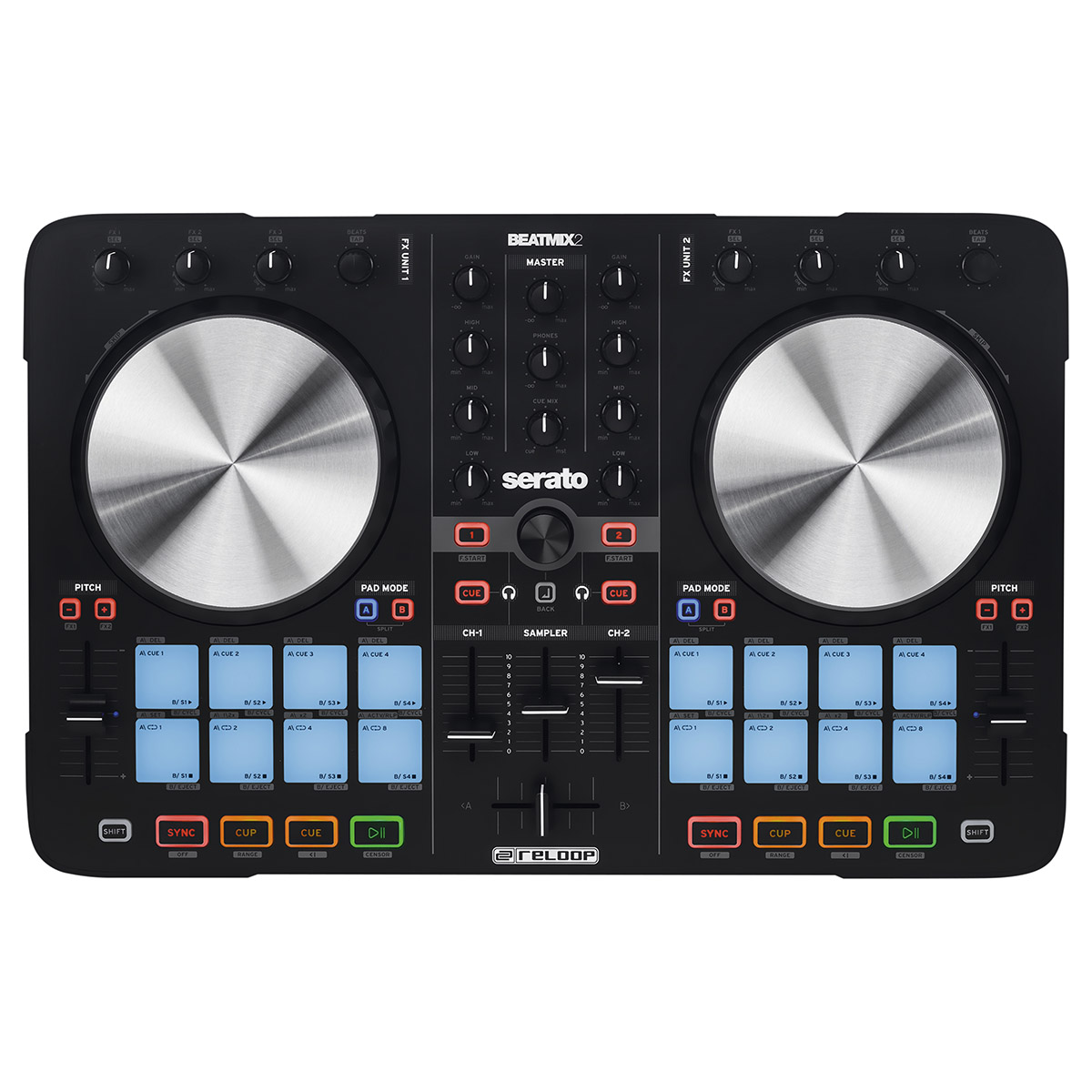 Controlador DJ 2 Canales para Serato Reloop Beatmix 2 MK2