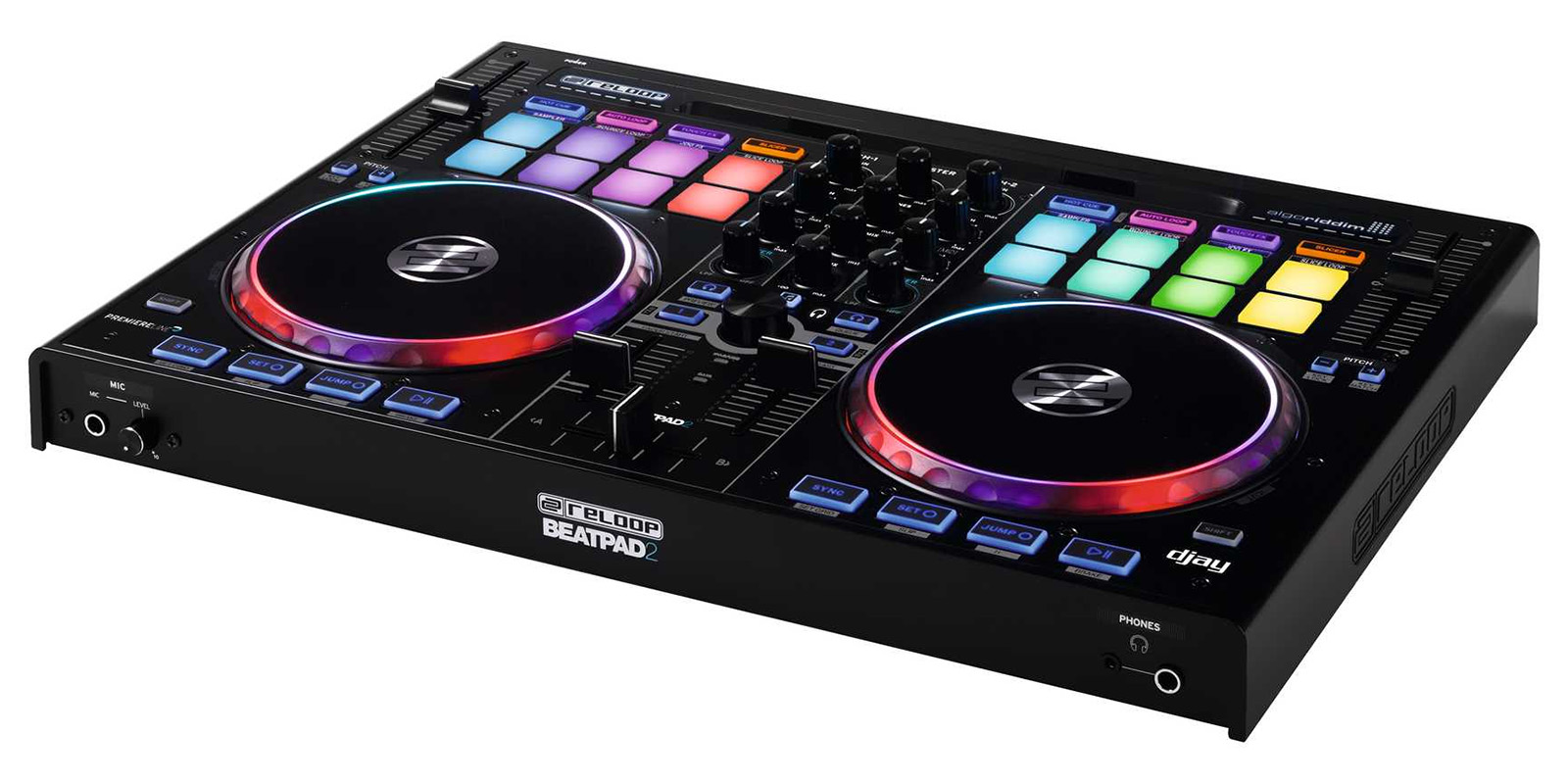 Controlador de DJ Profesional Reloop BEATPAD 2