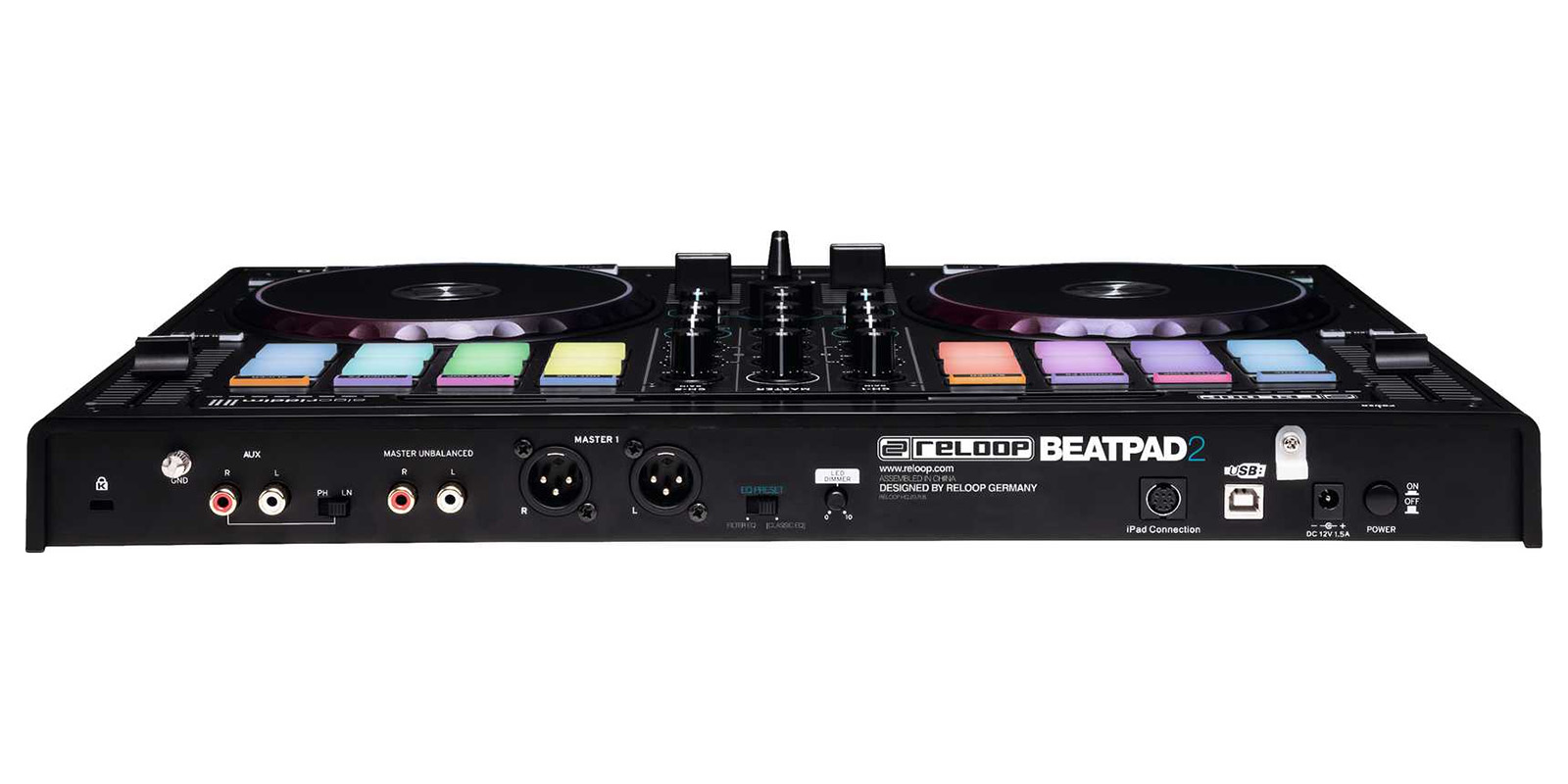 Controlador de DJ Profesional Reloop BEATPAD 2