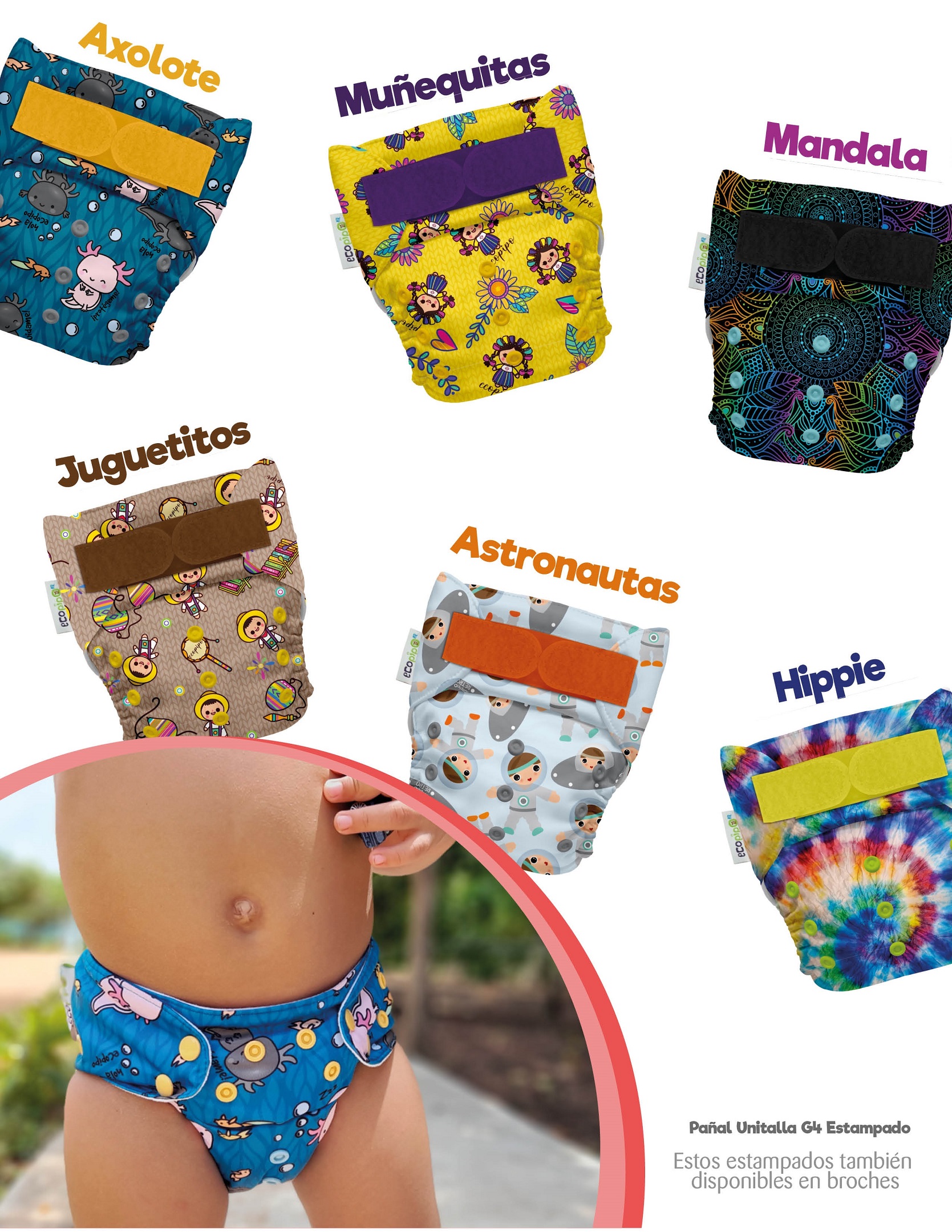 15 Pack de pañales Ecopipo 