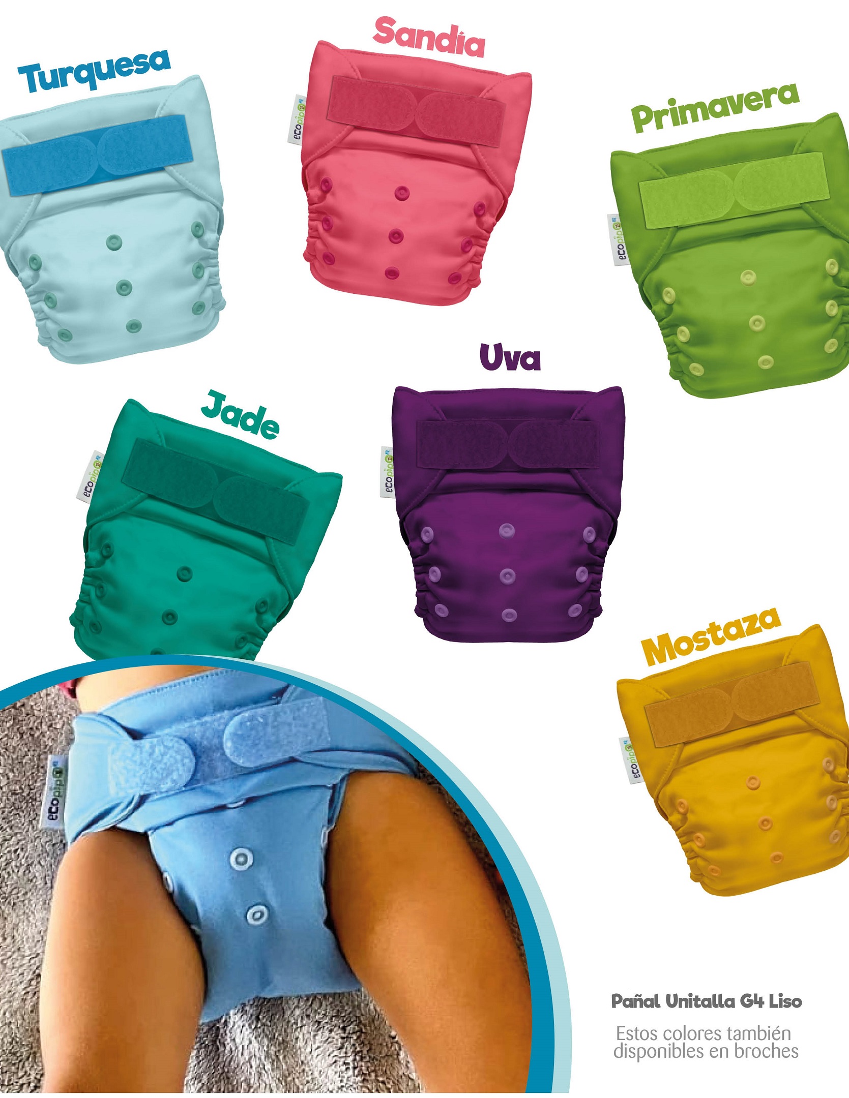 15 Pack de pañales Ecopipo 