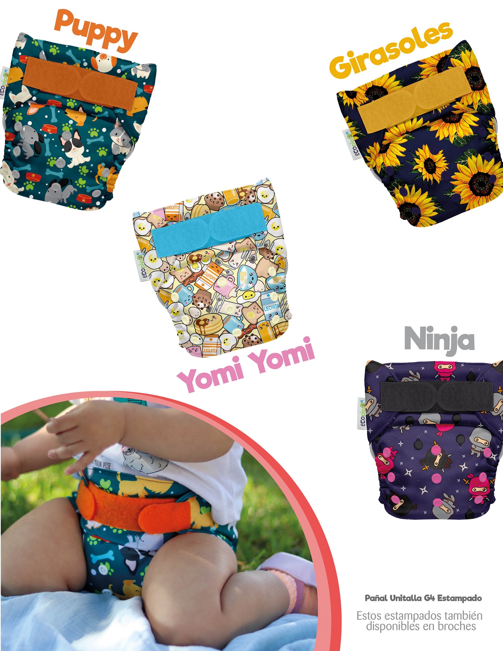 15 Pack de pañales Ecopipo 