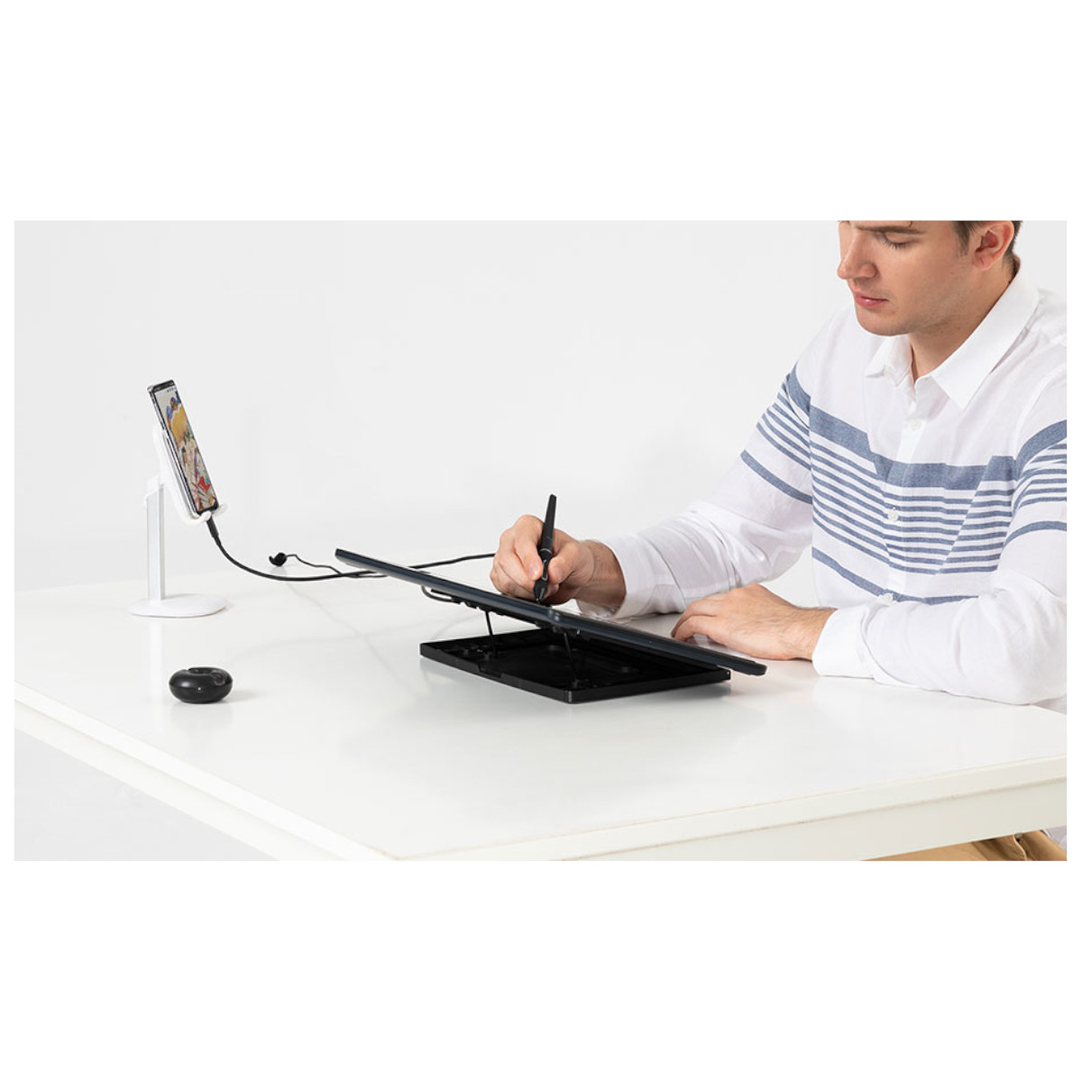 Tableta Gráfica Monitor Huion Kamvas 16 Digitalizadora Full HD