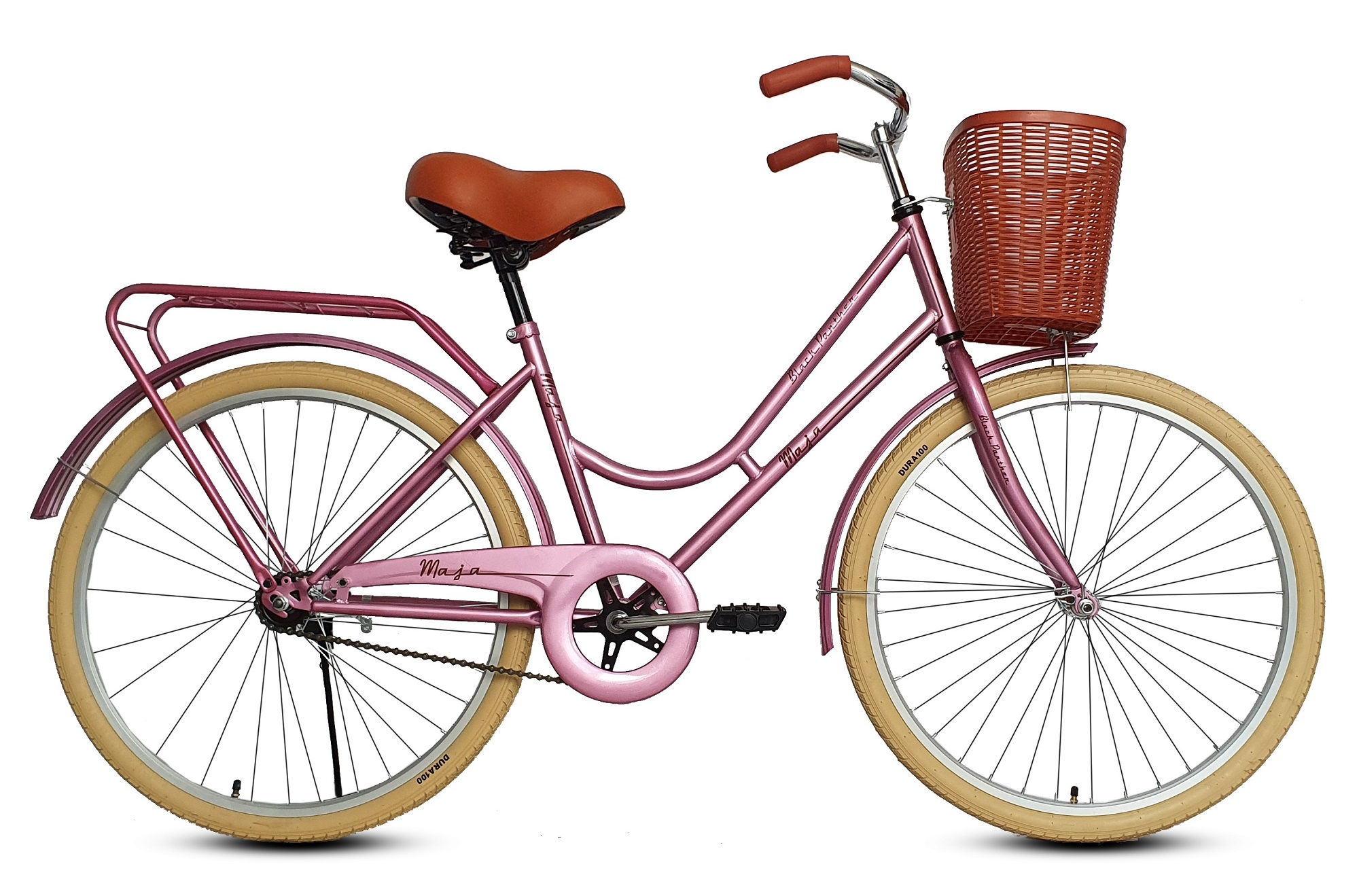 Bicicleta Black Panther Maja Vintage Rodada 26 Rosa