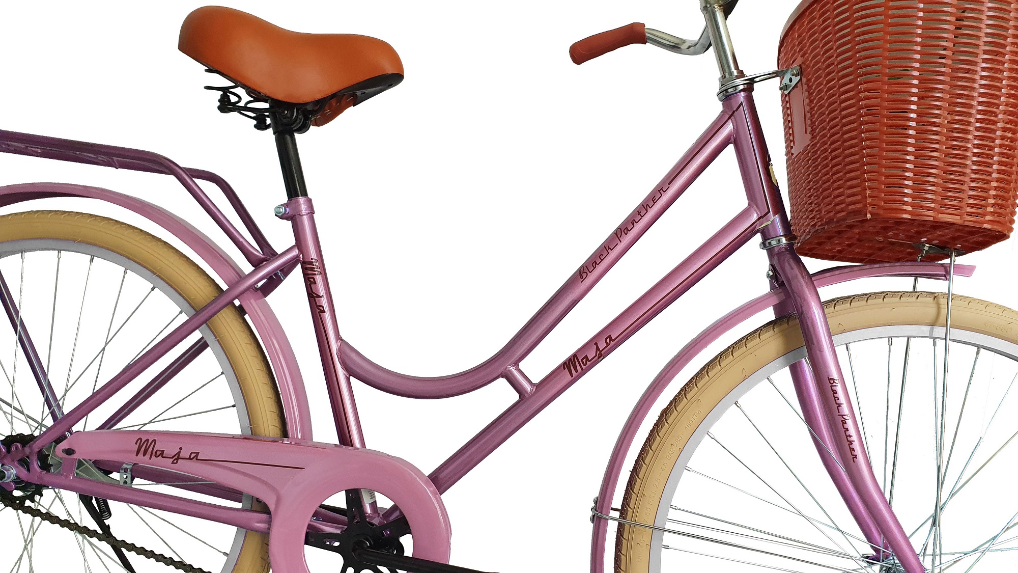Bicicleta Black Panther Maja Vintage Rodada 26 Rosa
