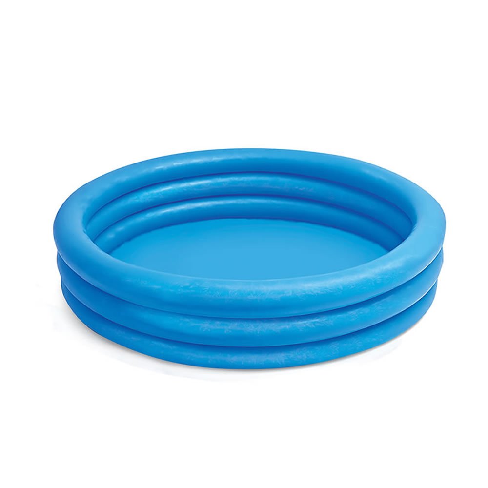 Piscina Alberca Inflable Infantil Azul de 3 aros 1.47m x 33cm Intex