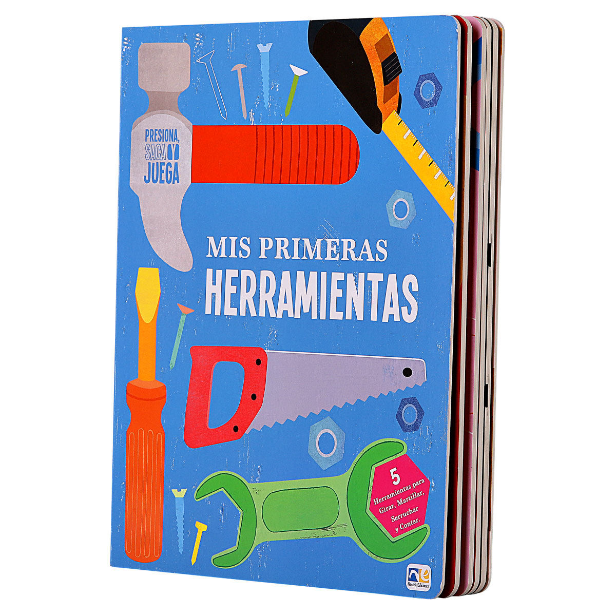 Novelty Ediciones, Libro didáctico, Mis Primeras Herramientas, Pasta Dura, Libros Infantiles, Didáctico, Ayuda y Refuerza Motricidad