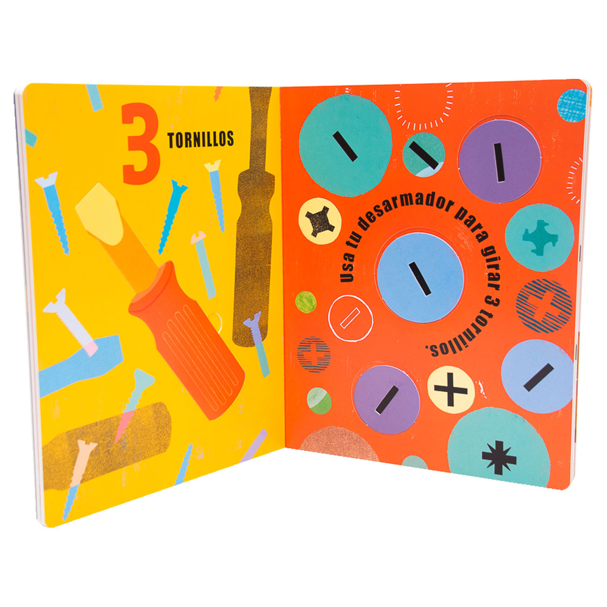 Novelty Ediciones, Libro didáctico, Mis Primeras Herramientas, Pasta Dura, Libros Infantiles, Didáctico, Ayuda y Refuerza Motricidad