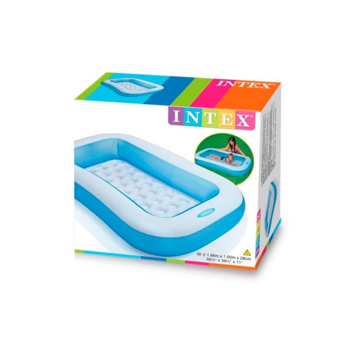 Alberca rectangular grande para bebé marca INTEX