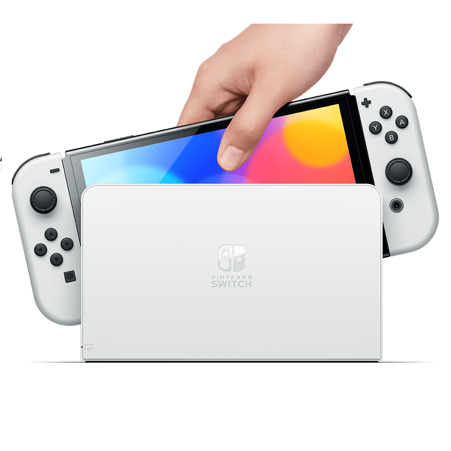 Nintendo Switch Oled 64gb Standard Color Blanco Y Negro Nuevo