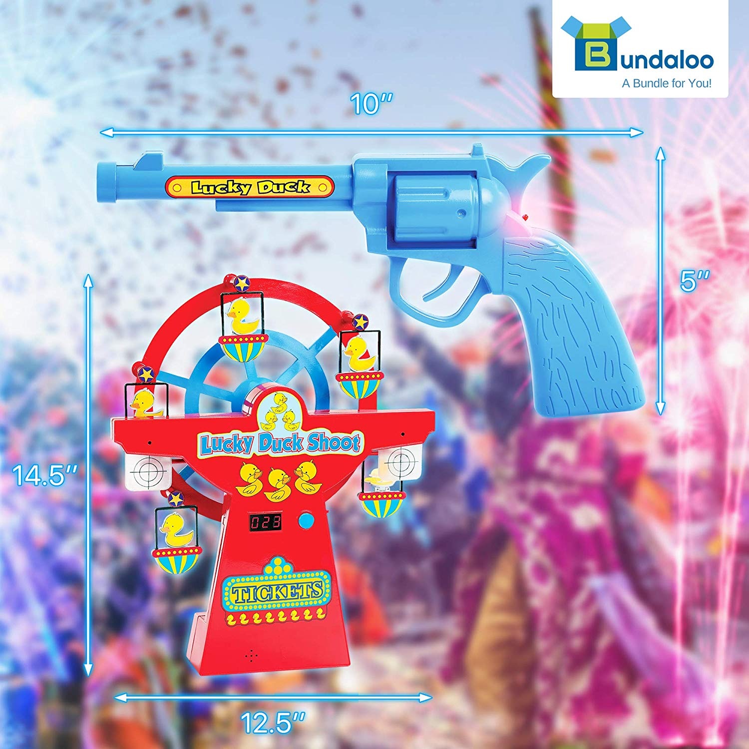 Juego de Tiro Al Blanco Patos Con Sonido y Marcador Automático