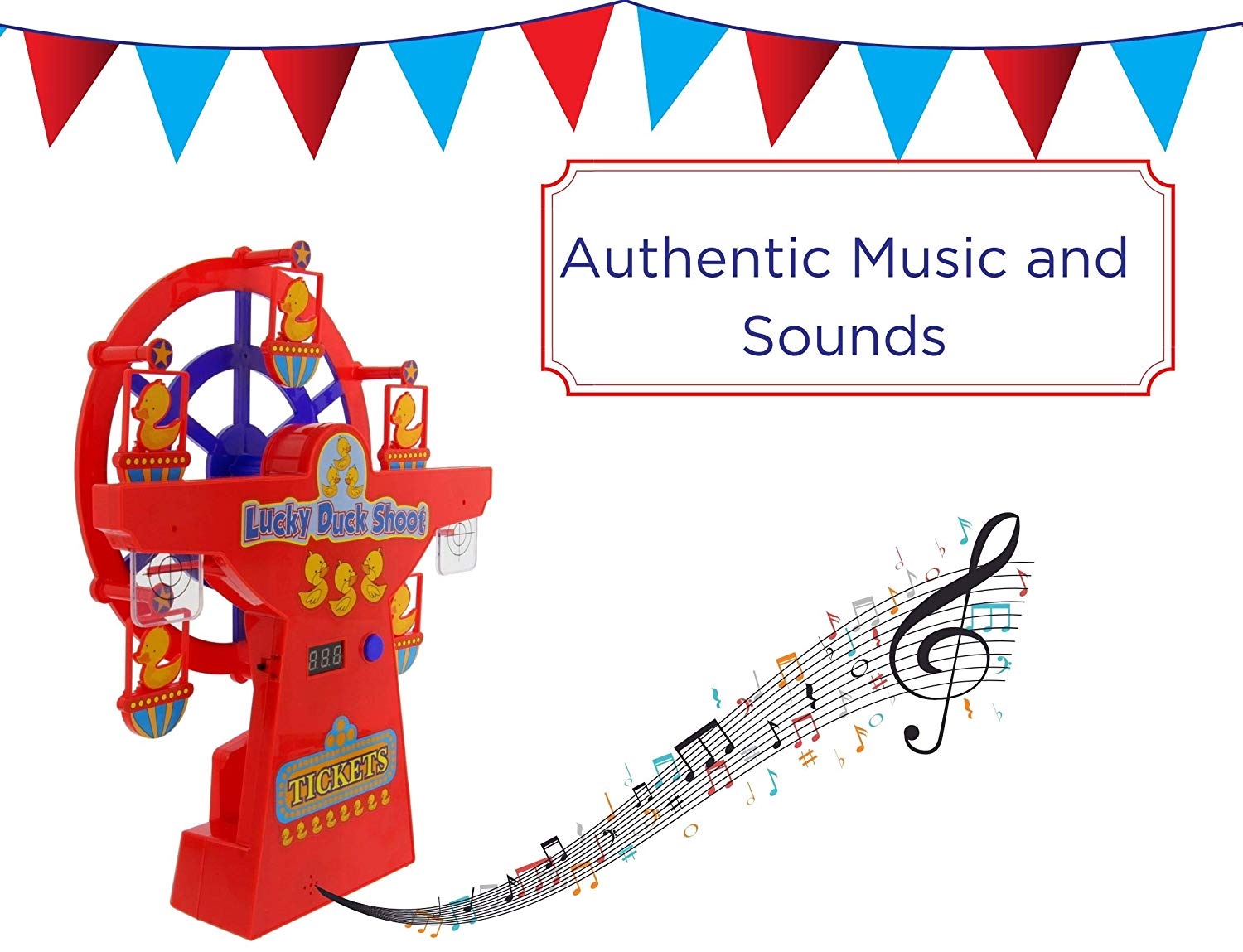 Juego de Tiro Al Blanco Patos Con Sonido y Marcador Automático