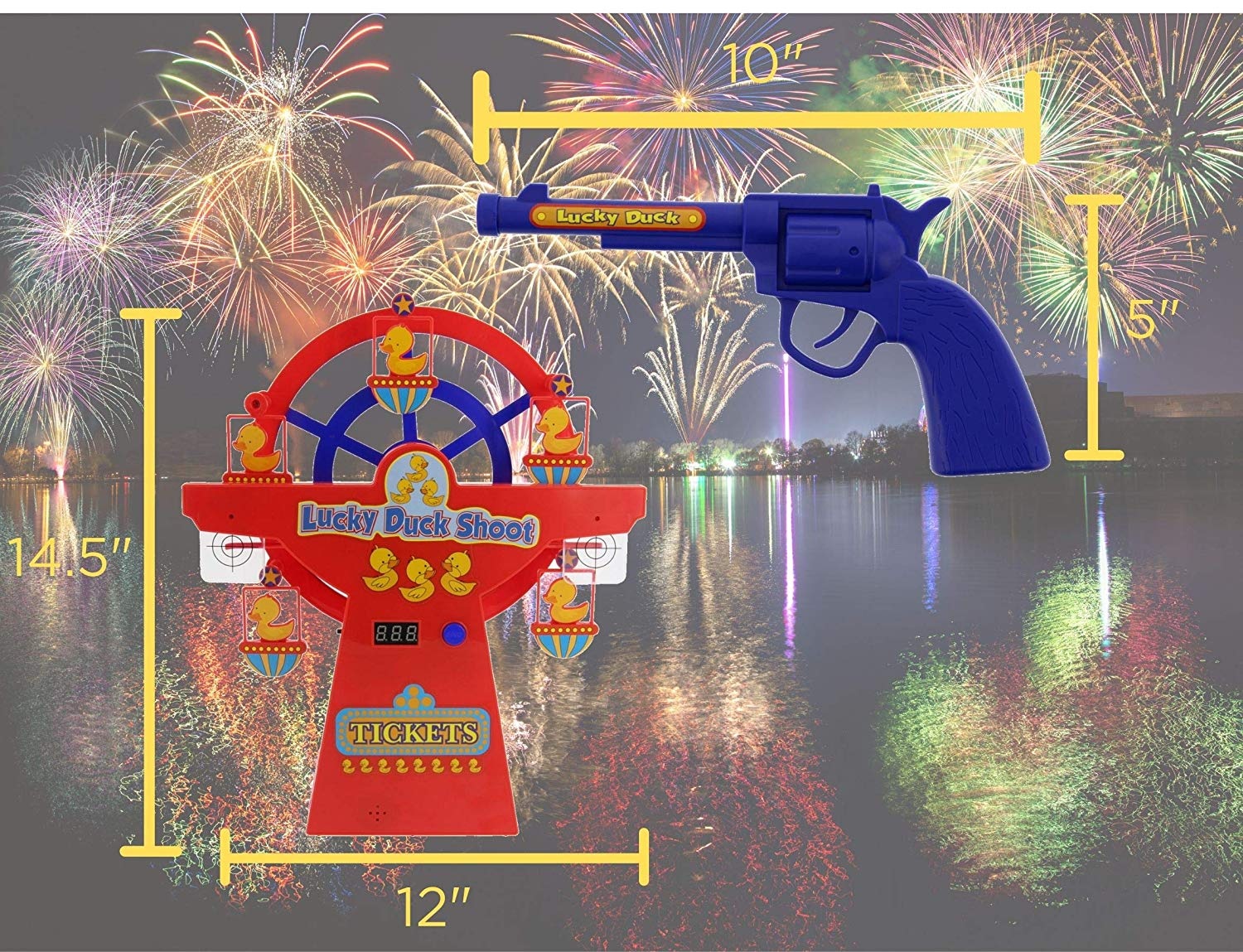 Juego de Tiro Al Blanco Patos Con Sonido y Marcador Automático