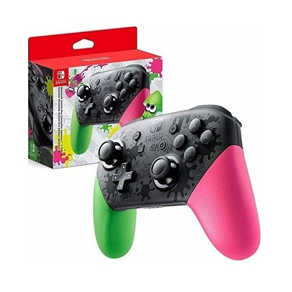 Control Joystick Inalámbrico Nintendo Switch Pro Controller Splatoon 2 Edition