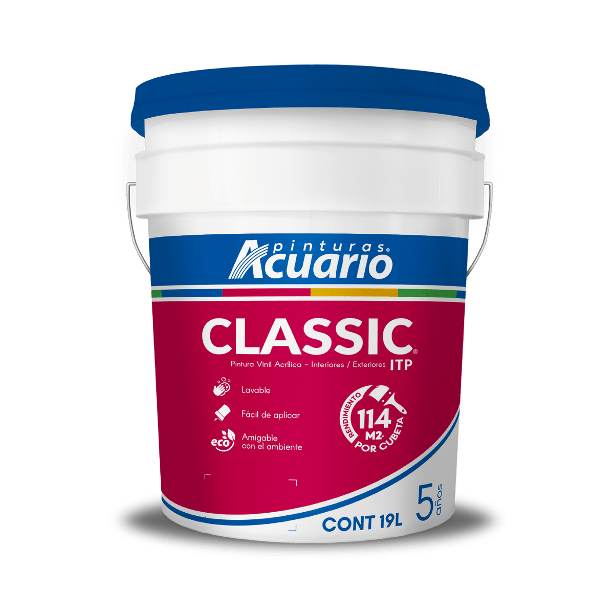Pintura Acuario Classic 19 Lt Color Blanco VA40090