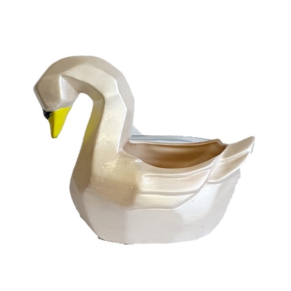 Maceta en forma de Cisne