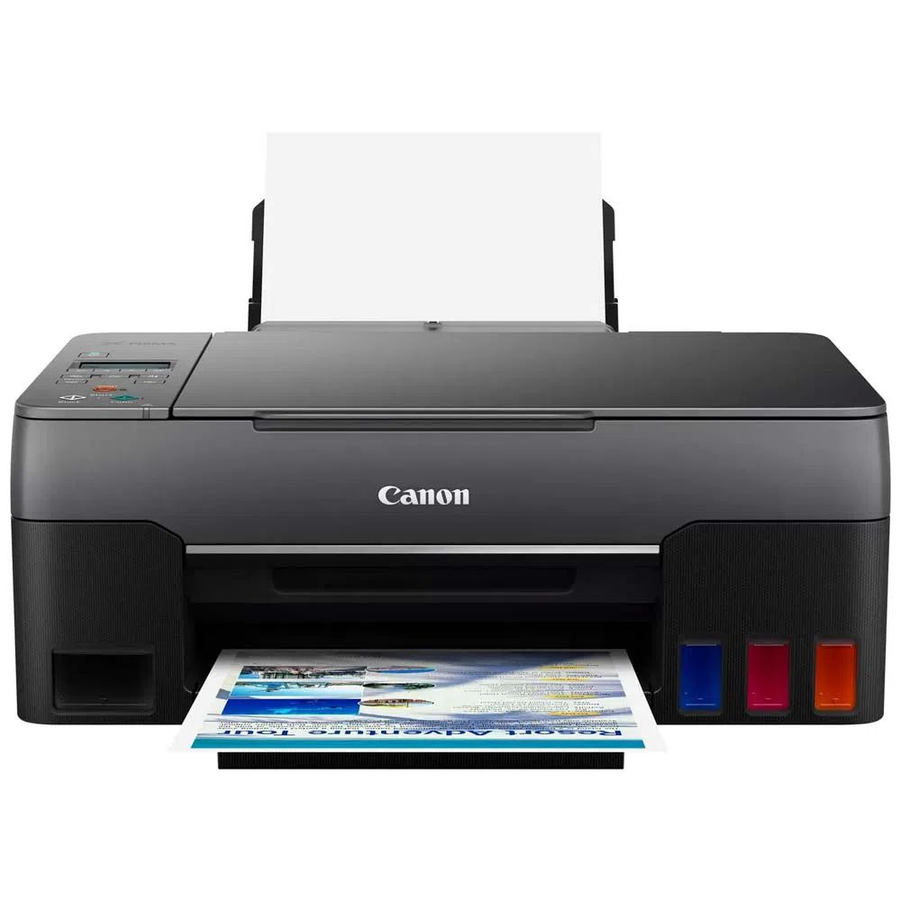 Impresora A Color Multifunción Canon Pixma G3160 Con Wifi Negra 110V/220V