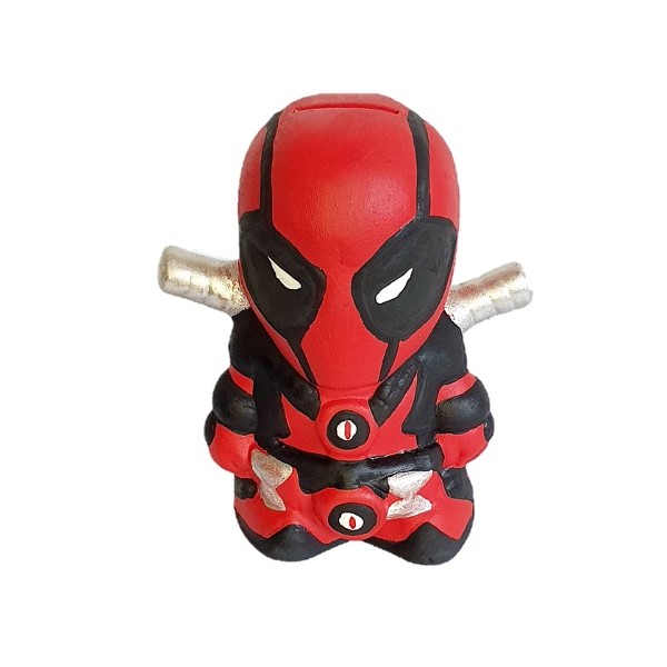 alcancia tipo Deadpool