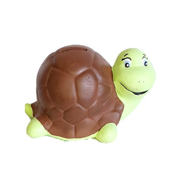 alcancia en forma de tortuga infantil