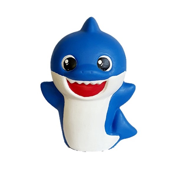 alcancia tipo Baby Shark tiburon