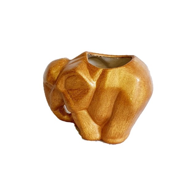 maceta en forma de elefante de la buena suerte