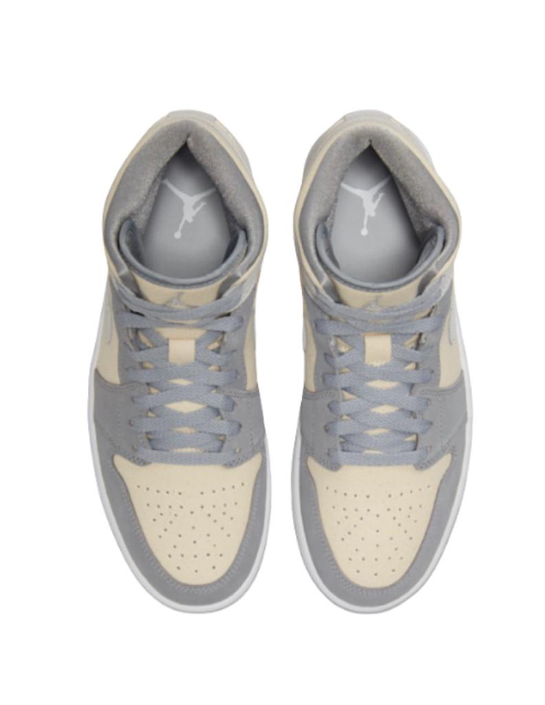 TENIS AIR JORDAN 1 MID SE COCONUT MILK PARTICLE GREY (DN4281-100)