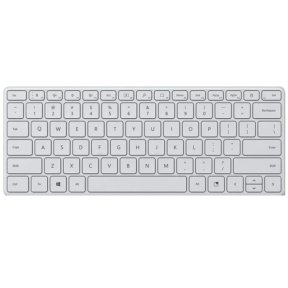 Teclado Microsoft Designer Compact Bluetooth Blanco