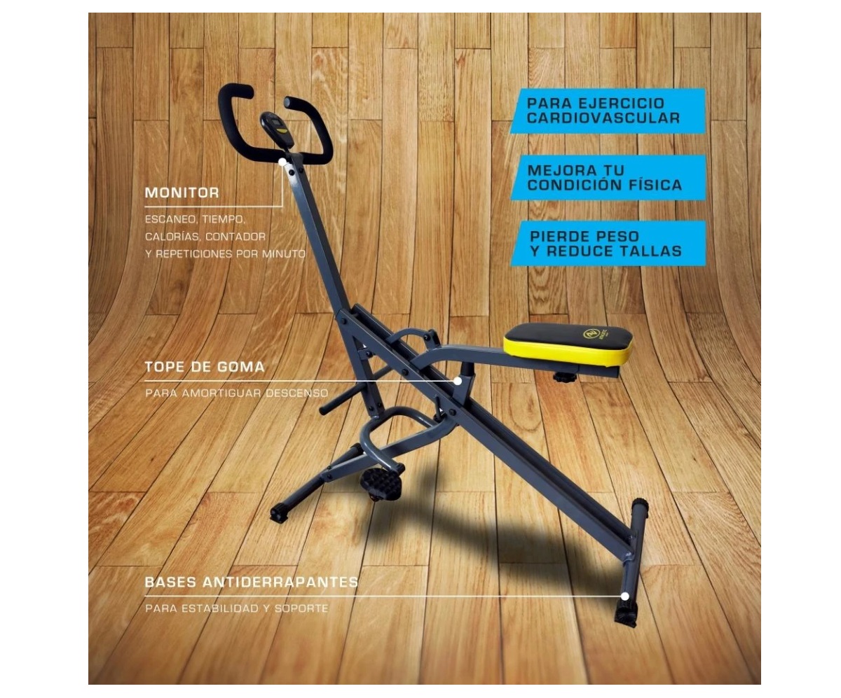 BICICLETA FIJA APARATO EJERCITADOR INTEGRAL DE ABDOMEN BODY