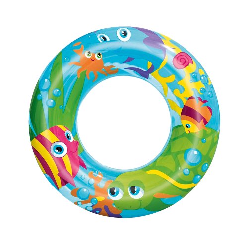  Paquete 6 Piezas Salvavidas Dona Inflable Infantil  Diseño Animales del Mar