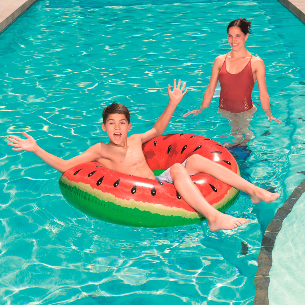 Salvavidas Inflable Flotador Dona en Forma de Sandía Juvenil 119 cm