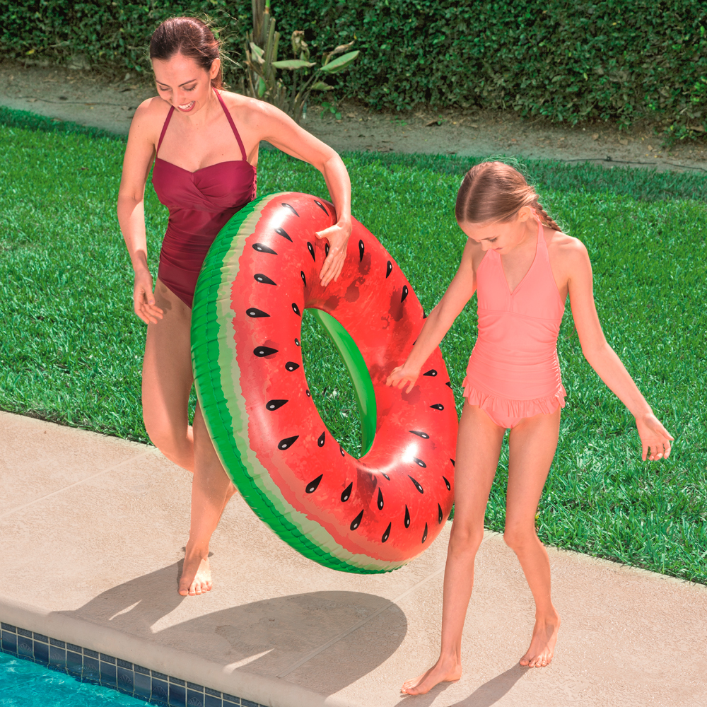 Salvavidas Inflable Flotador Dona en Forma de Sandía Juvenil 119 cm