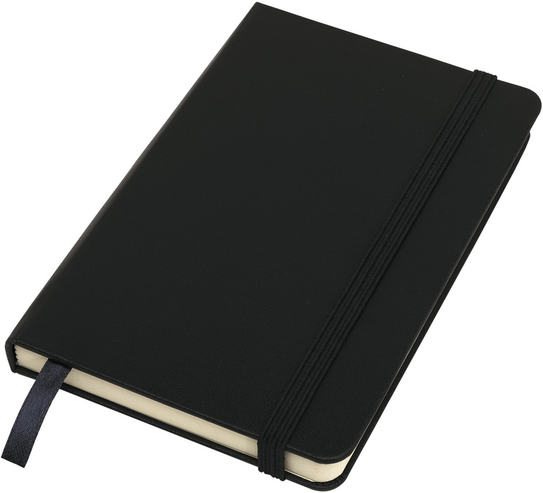Libreta de Bolsillo Color Negro con 80 Paginas Moderna Minimalista