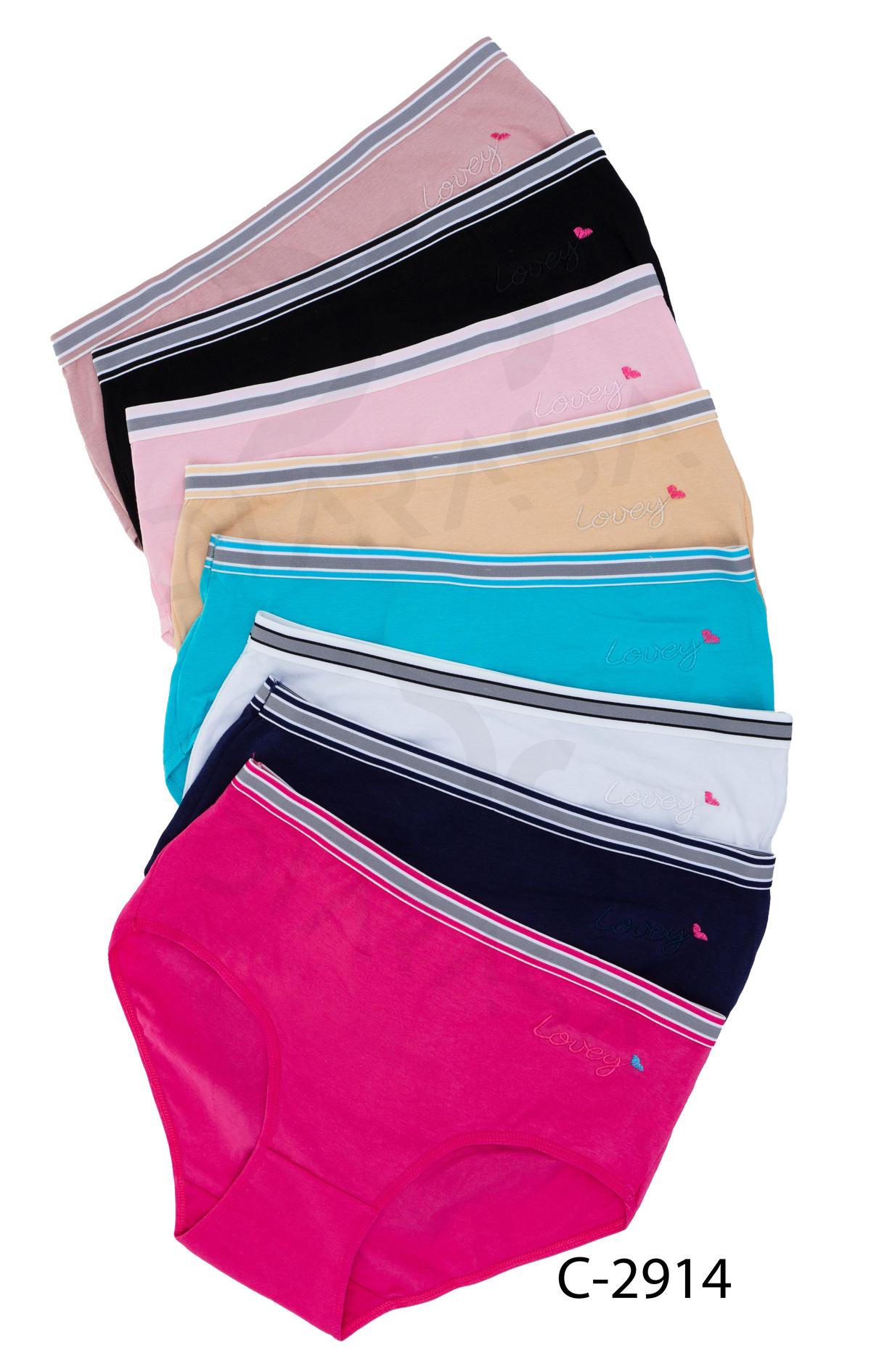 Panties algodón ropa interior de dama CLASSIC 12PZ MAYOREO        