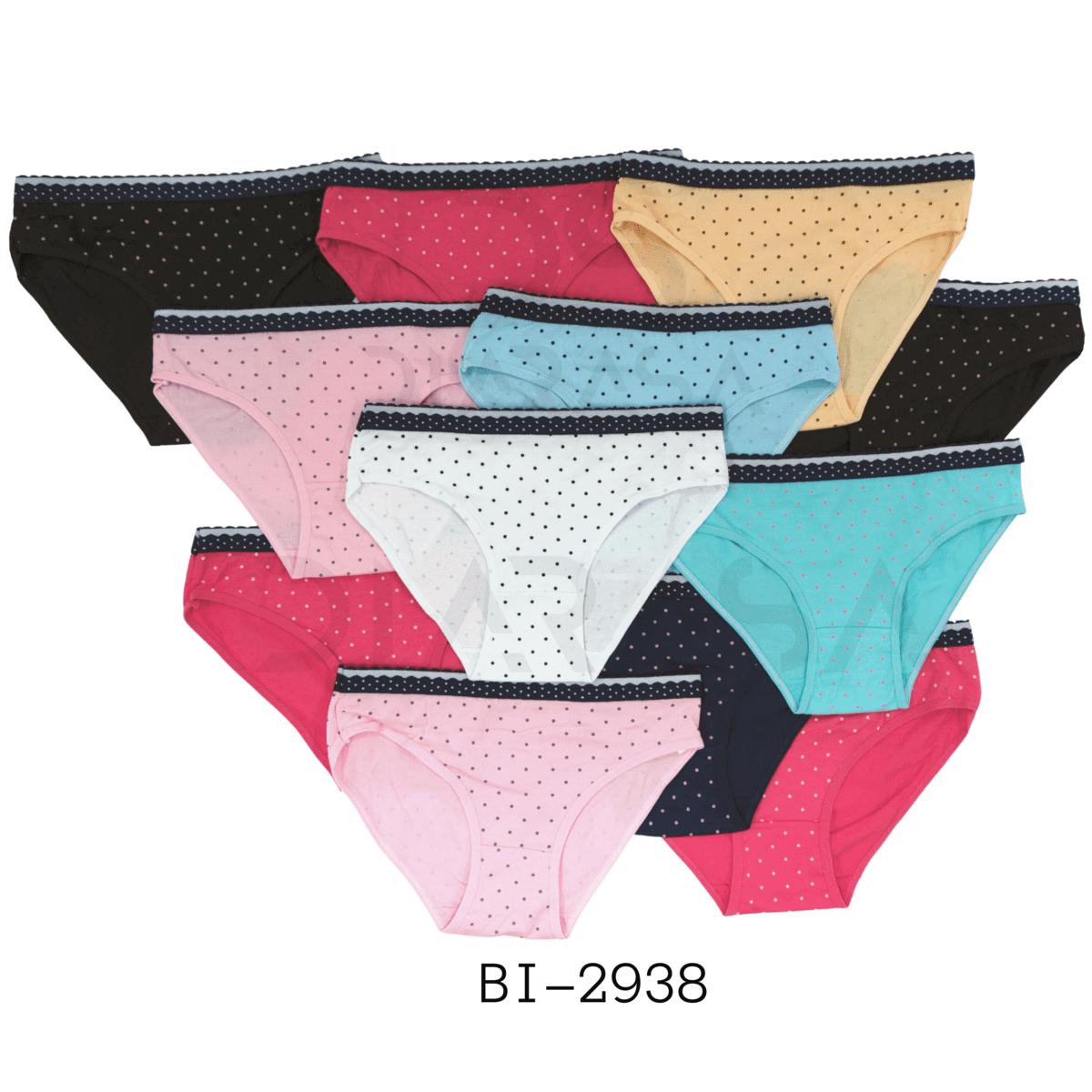 Panties Algodón Ropa Interior De Dama Bikiny 12pz Mayoreo