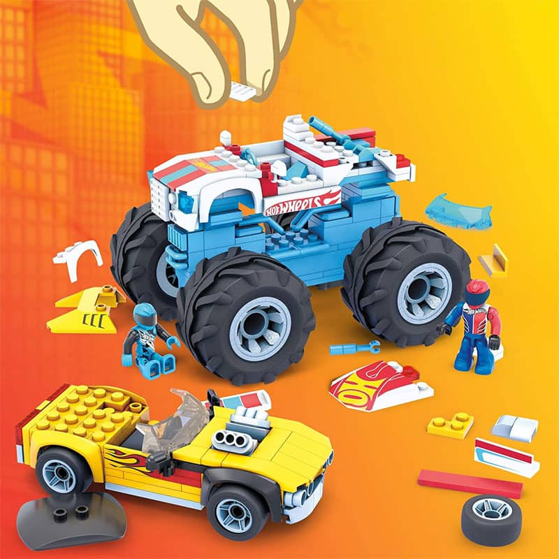 Set Mega Construx Rodger Dodger Y Hot Wheels Racing