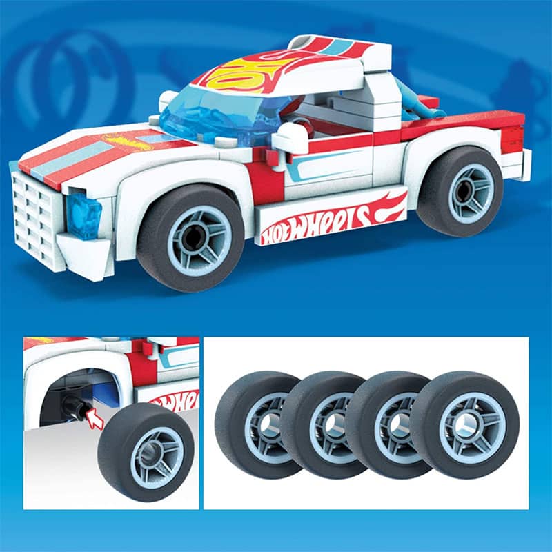 Set Mega Construx Rodger Dodger Y Hot Wheels Racing