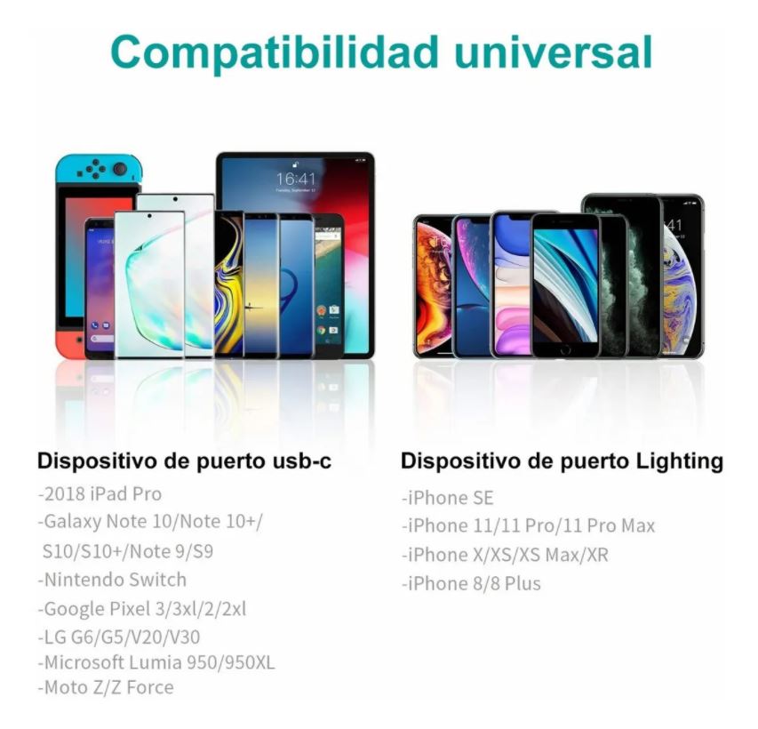 Cubo cargador 1 puerto USB portable excelente capacidad pack 10 Negro Chico