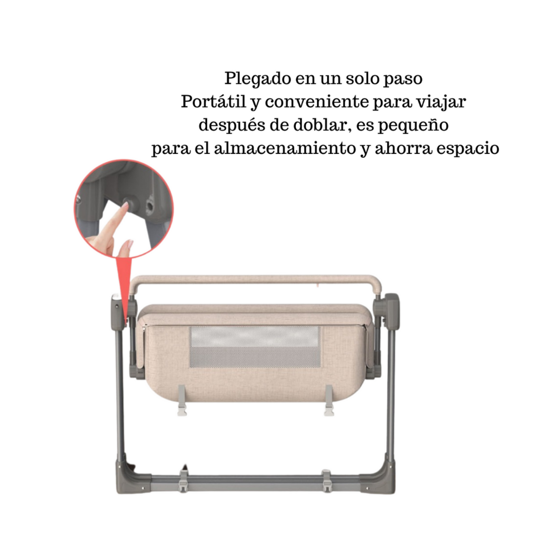 Cuna Eléctrica Para Bebé Con Bolsa Para Transportar Mima2
