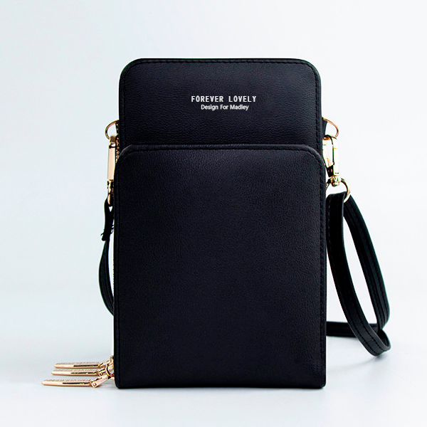 Elegante Cartera Porta Celular Para Mujer Bolsa Ajustable